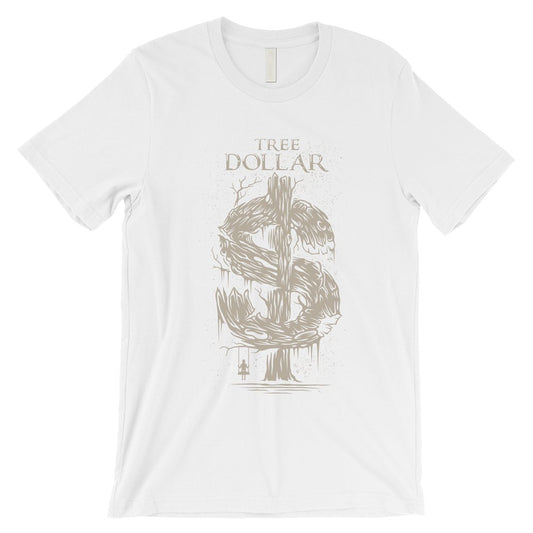 Tree Dollar Mens Vintage Style T-Shirt Retro Tee Funny Gift For Him