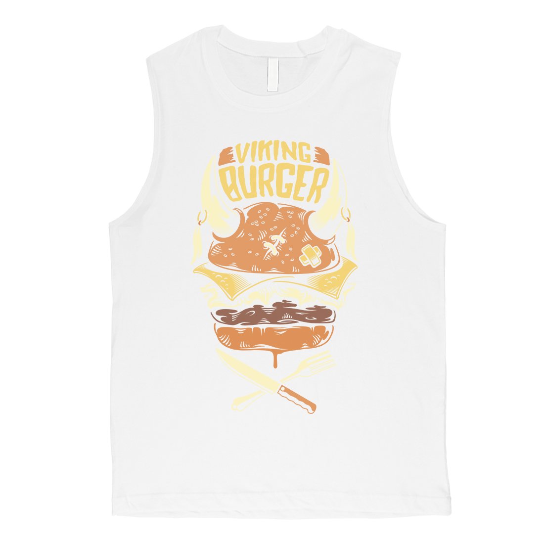 Viking Burger Mens Muscle Shirt