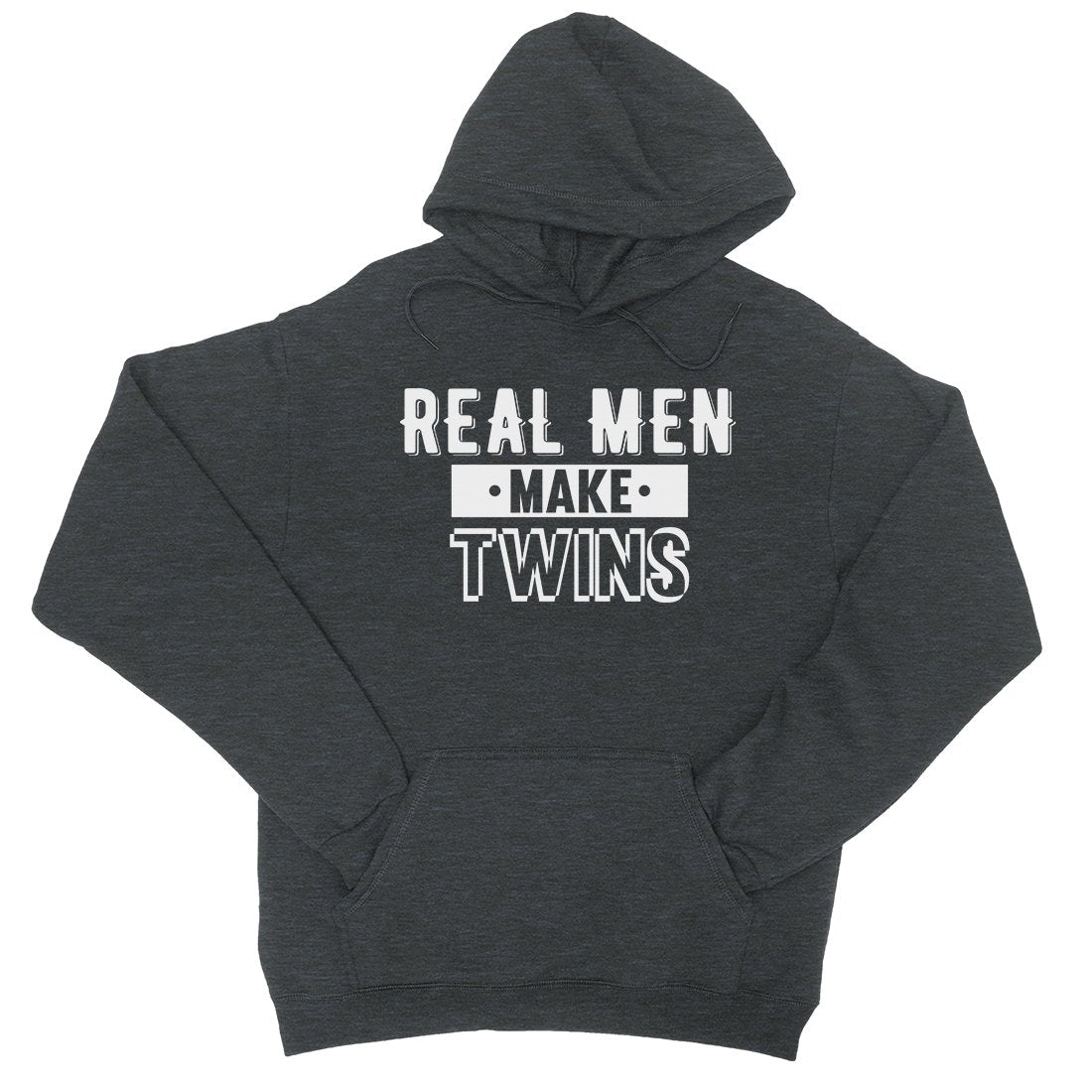 Real Men Make Twins Unisex Fleece Hoodie