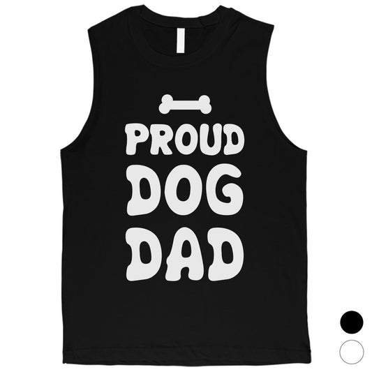 Proud Dog Dad Mens Muscle Shirt