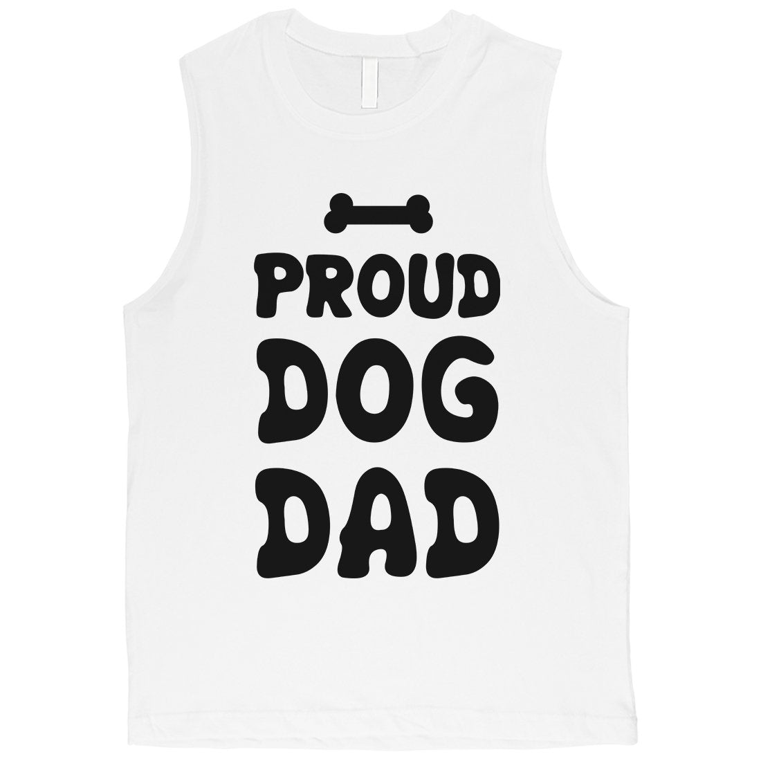 Proud Dog Dad Mens Muscle Shirt