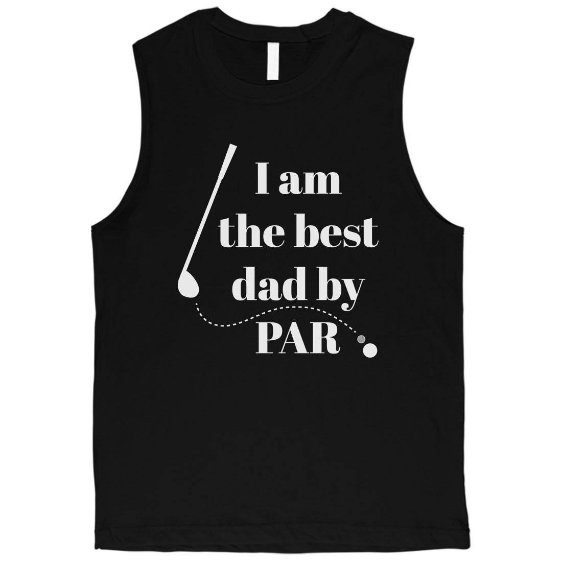 Best Dad By Par Golf Mens Muscle Shirt