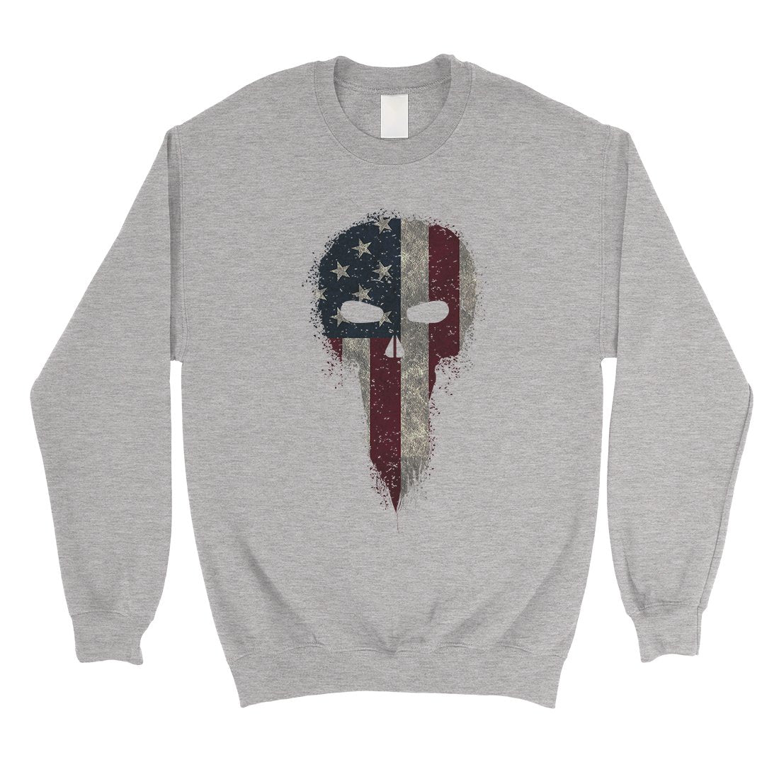 Vintage American Skull Unisex Crewneck Sweatshirt 4th Of July Shirt