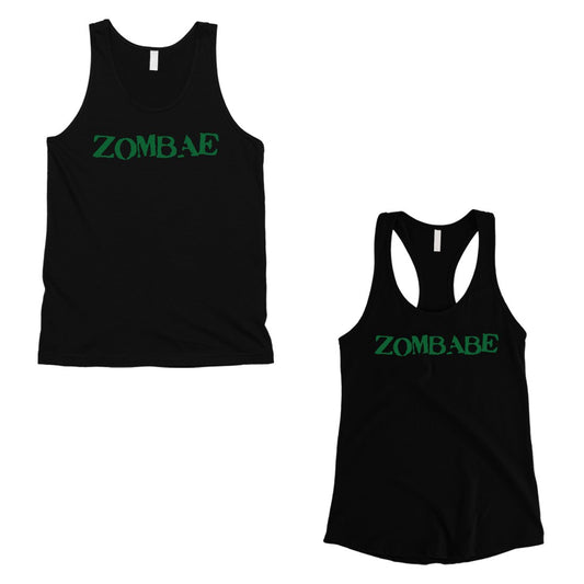 Zombae And Zombabe Matching Couple Tank Tops