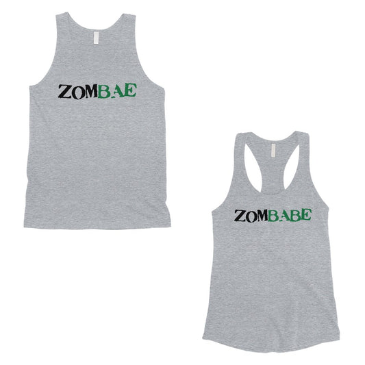 Zombae And Zombabe Matching Couple Tank Tops