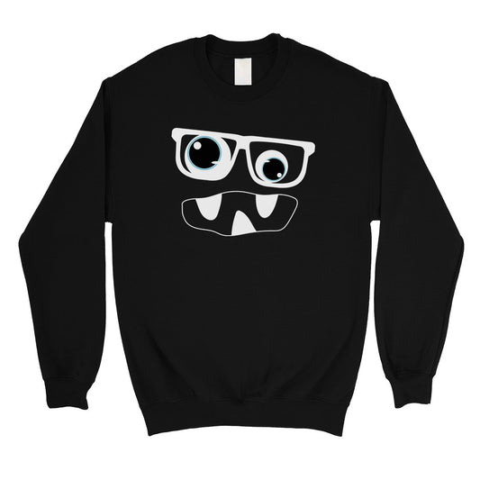 Monster With Glasses Unisex Crewneck Sweatshirt