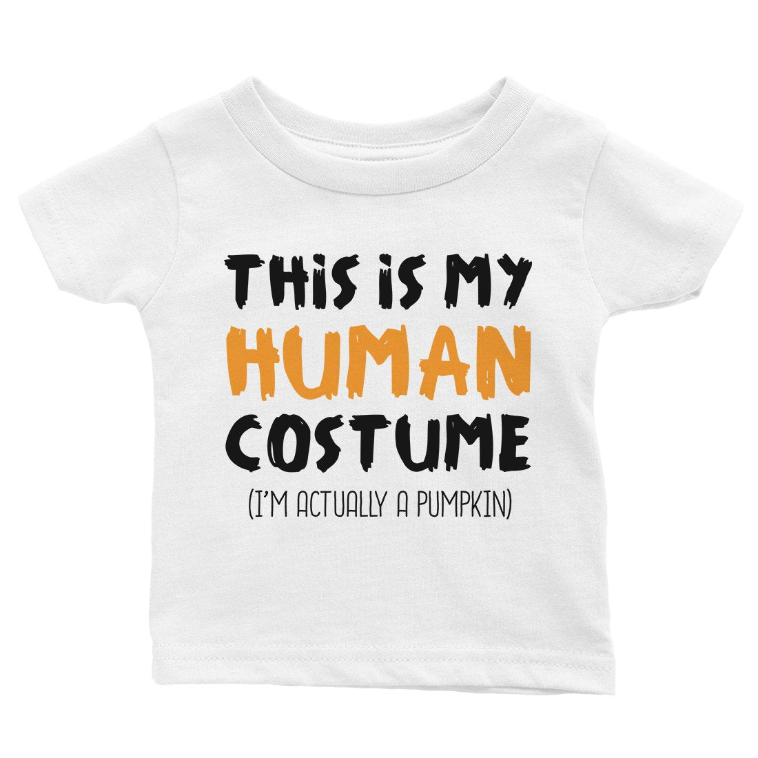 Human Costume Pumpkin Baby Gift Tee