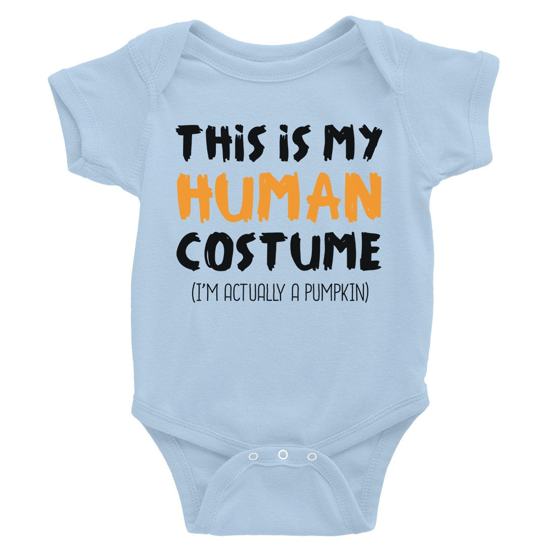 Human Costume Pumpkin Baby Bodysuit Gift