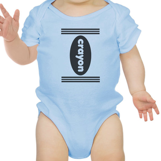 Crayon Baby Sky Blue Bodysuit