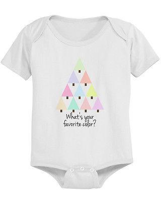 Cute Christmas Tree Baby Bodysuit - Pre-Shrunk Cotton Snap-On Style Baby Bodysuit