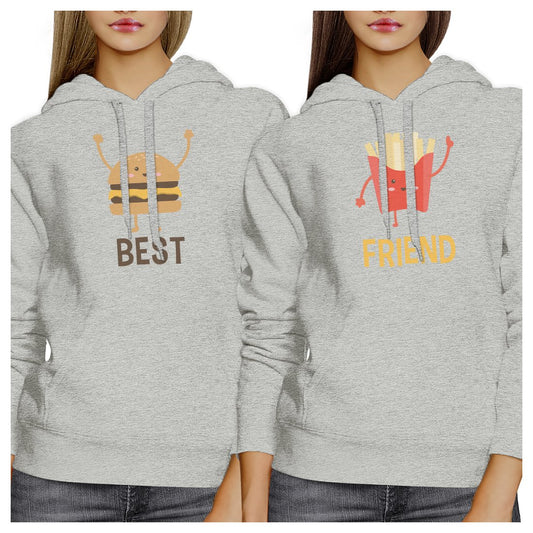 Hamburger And Fries BFF Pullover Hoodies Matching Gift Best Friends