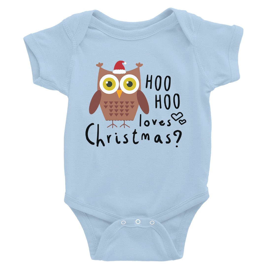 Hoo Christmas Owl Baby Bodysuit Gift