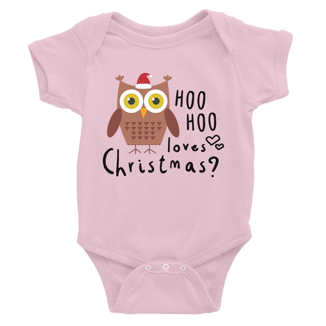 Hoo Christmas Owl Baby Bodysuit Gift