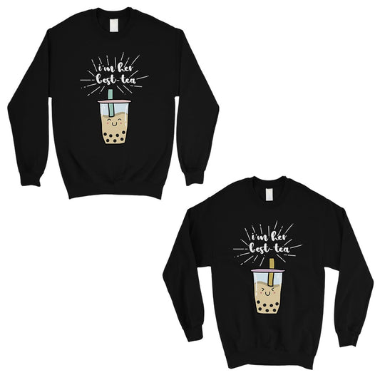 Boba Milk Best-Tea Cute BFF Matching Sweatshirts Birthday Gift