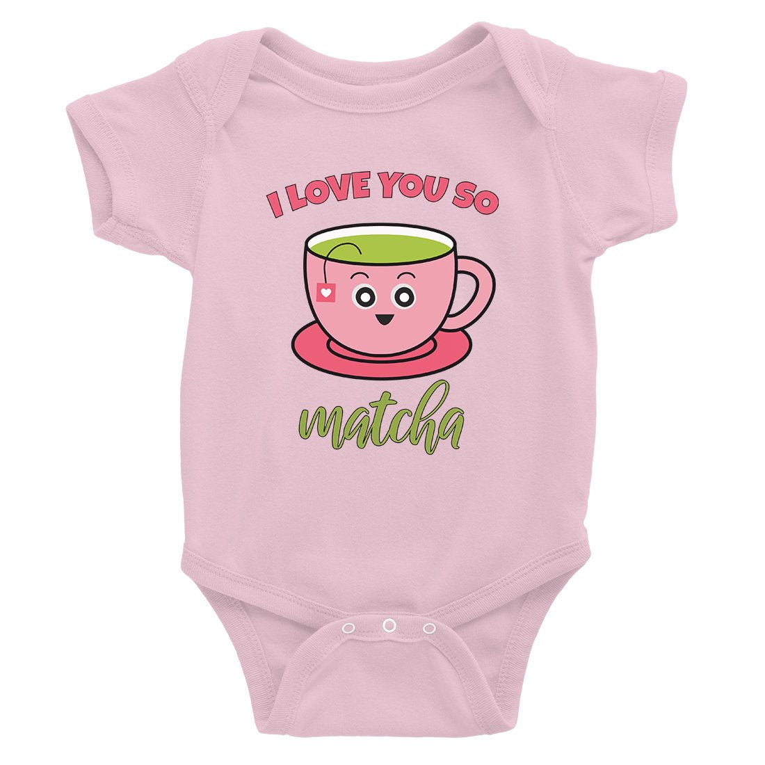 I Love You So Matcha Cute Infant Bodysuit Funny Baby Shower Gifts