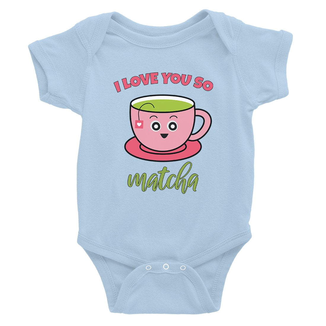 I Love You So Matcha Cute Infant Bodysuit Funny Baby Shower Gifts