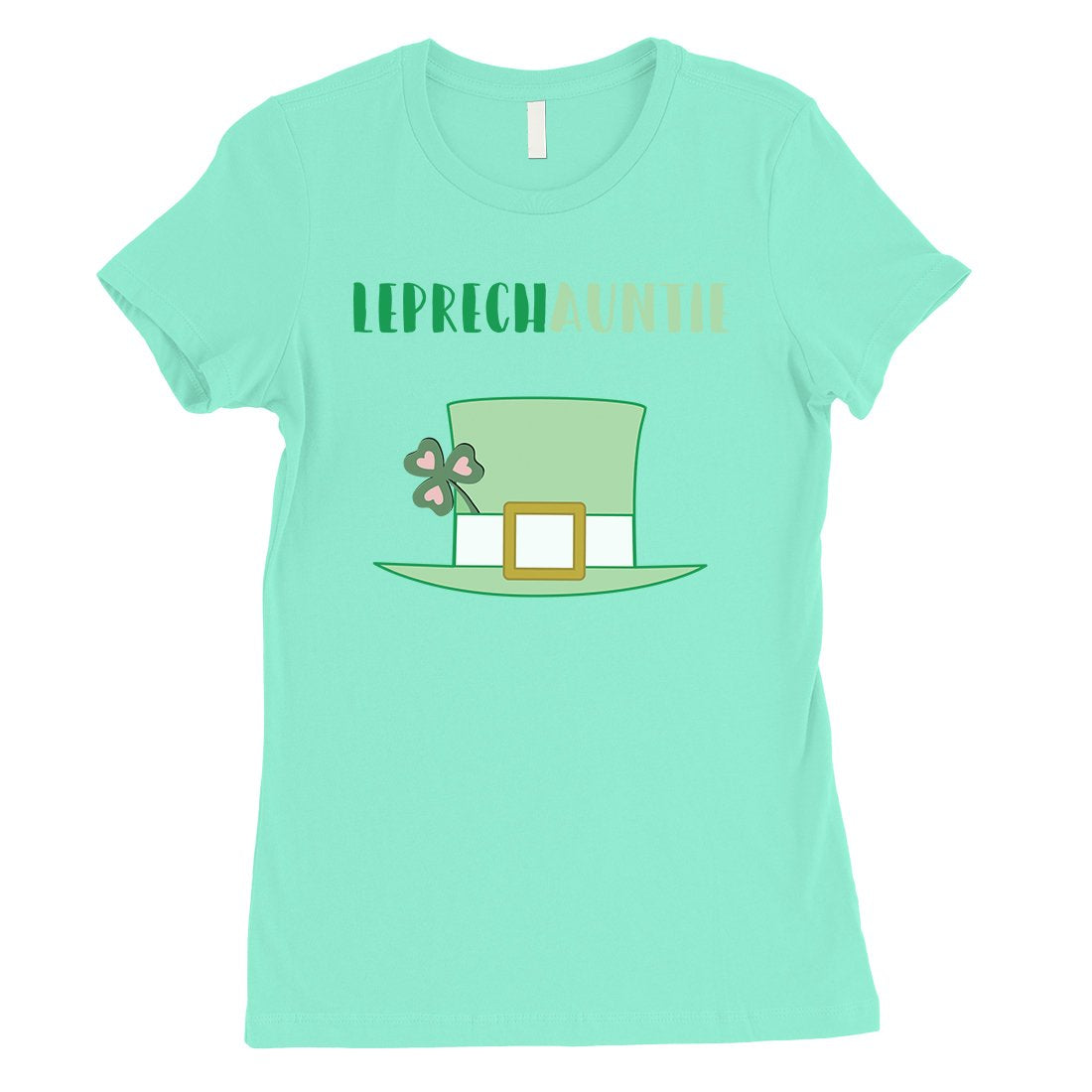 Leprechauntie Aunt Womens Cute St Patricks Outfit Funny Irish Shirt