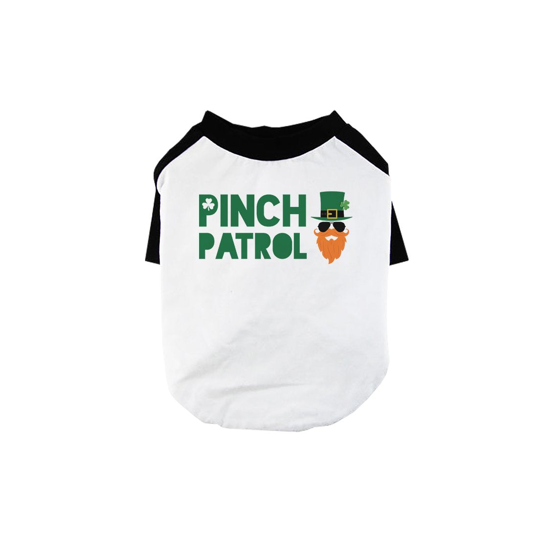 Pinch Patrol Leprechaun Pet Baseball Shirt for Small Dogs Gifts