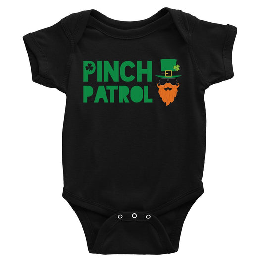 Pinch Patrol Leprechaun For St Patrick's Day Baby Bodysuit Gifts