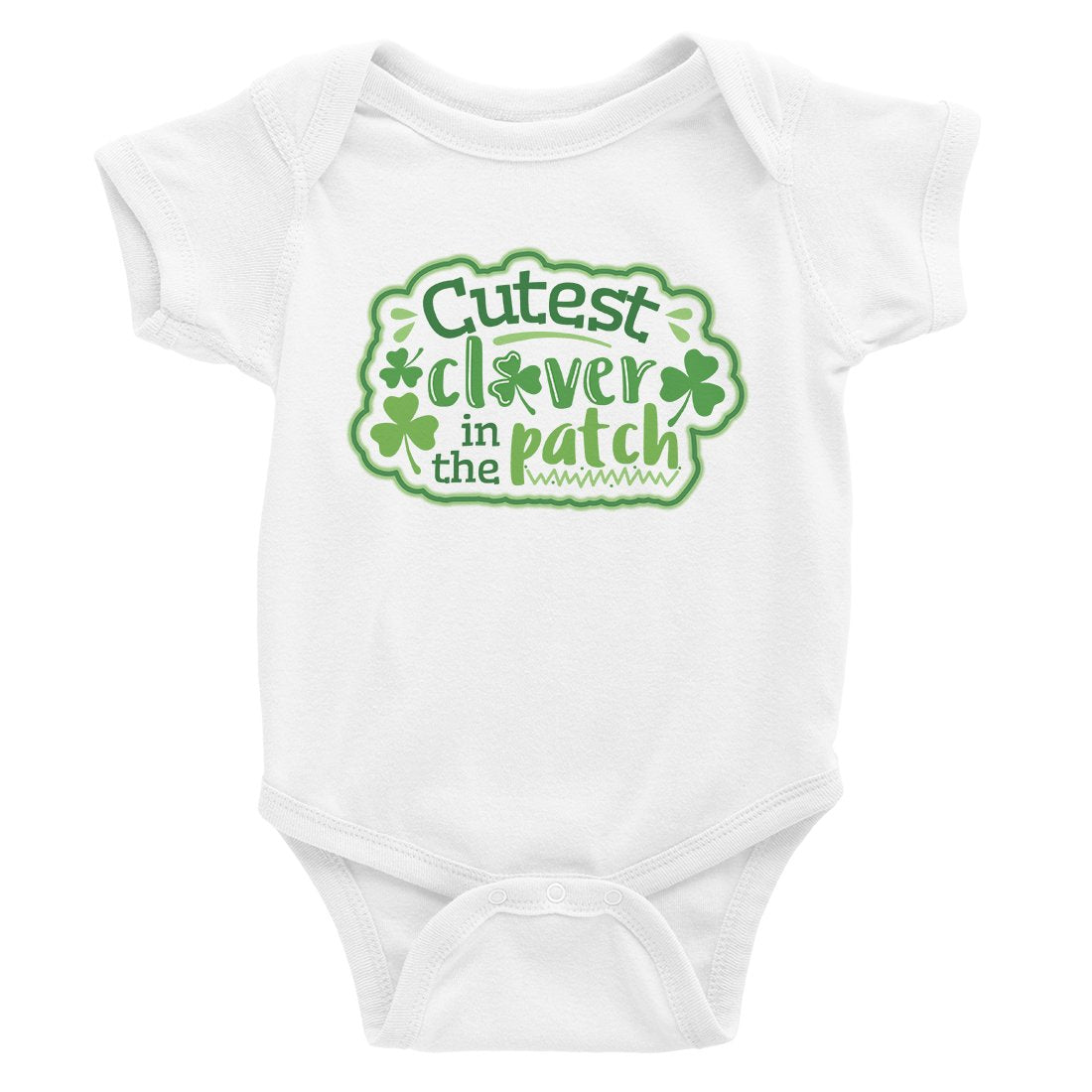 Cutest Clover In Patch Baby Bodysuit First St Patrick's Day Outfit