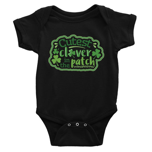 Cutest Clover In Patch Baby Bodysuit First St Patrick's Day Outfit