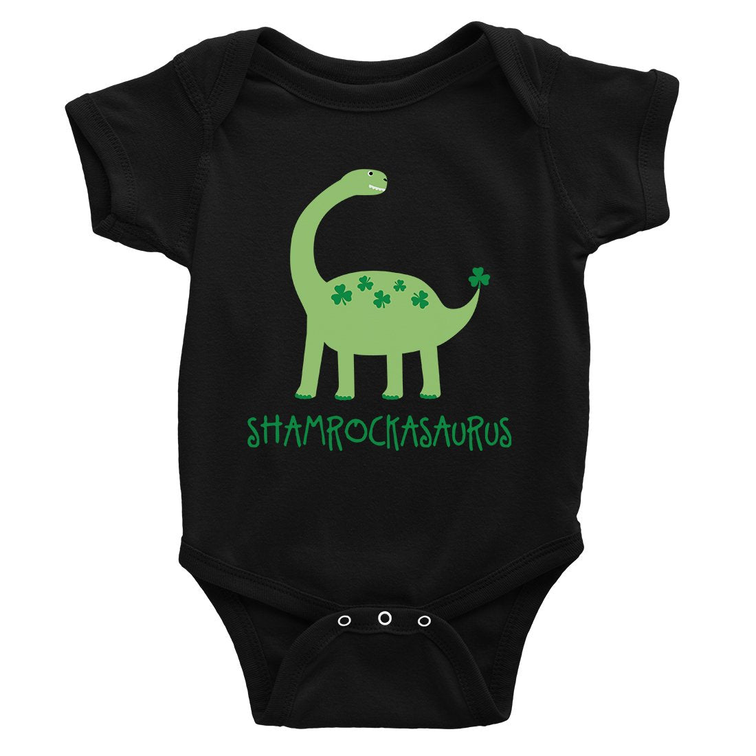 Shamrock Saurus Baby Bodysuit First St Patricks Day Irish Baby Gift