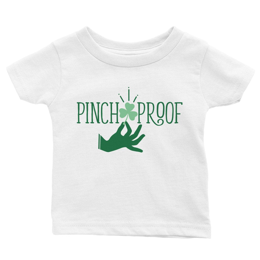 Pinch Proof Clover Baby T-Shirt Cute First St Paddy's Day Baby Tee