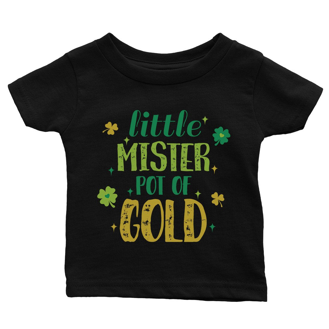 Little Mister Pot Of Gold Baby Shirt For St Paddy's Day Outfit Gift