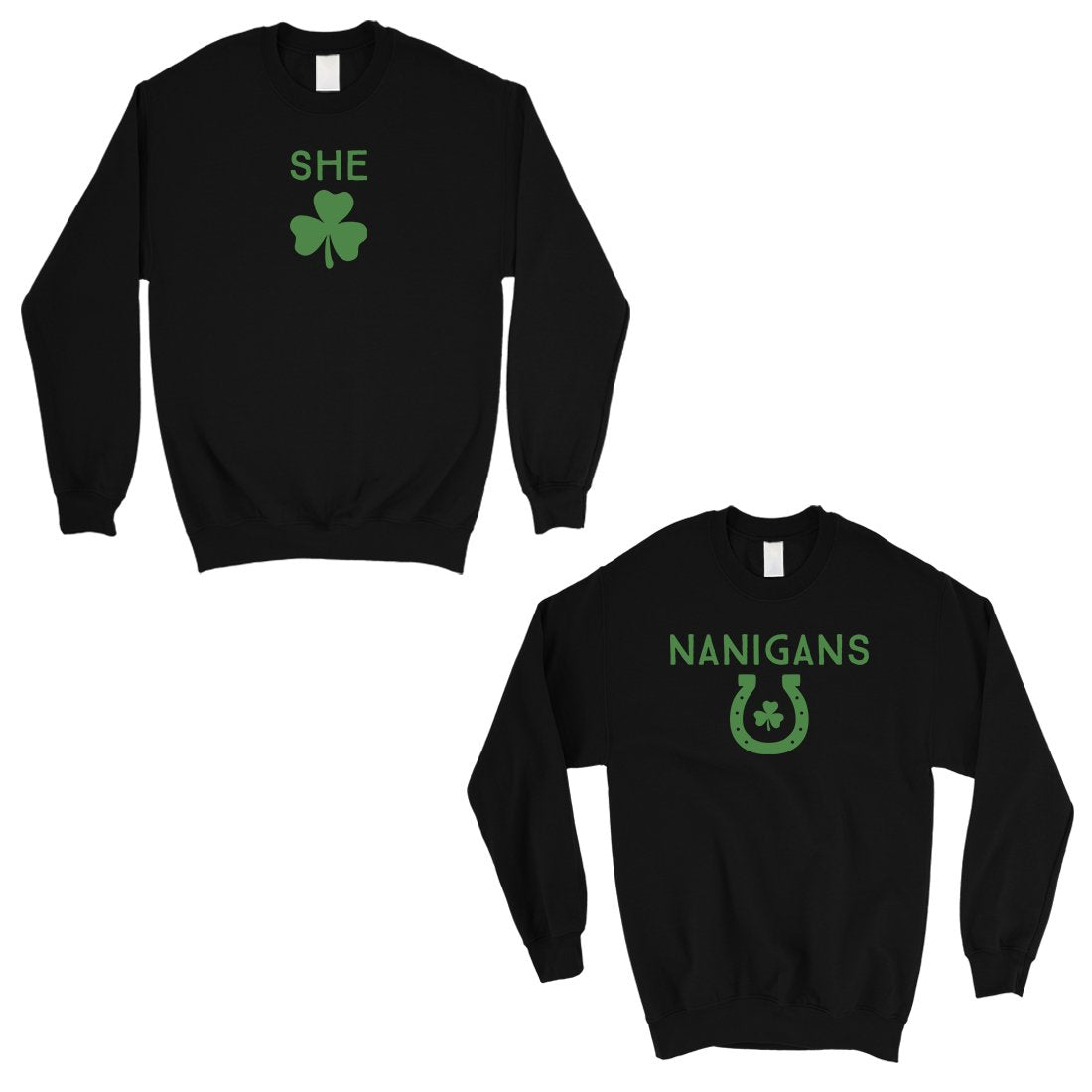 Shenanigans BFF Matching Sweatshirts Funny St Patrick's Day Gift