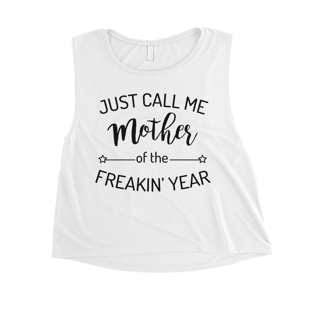 Mother Of The Year Womens Cute Crop Tank Top Best Mom Gift Ideas