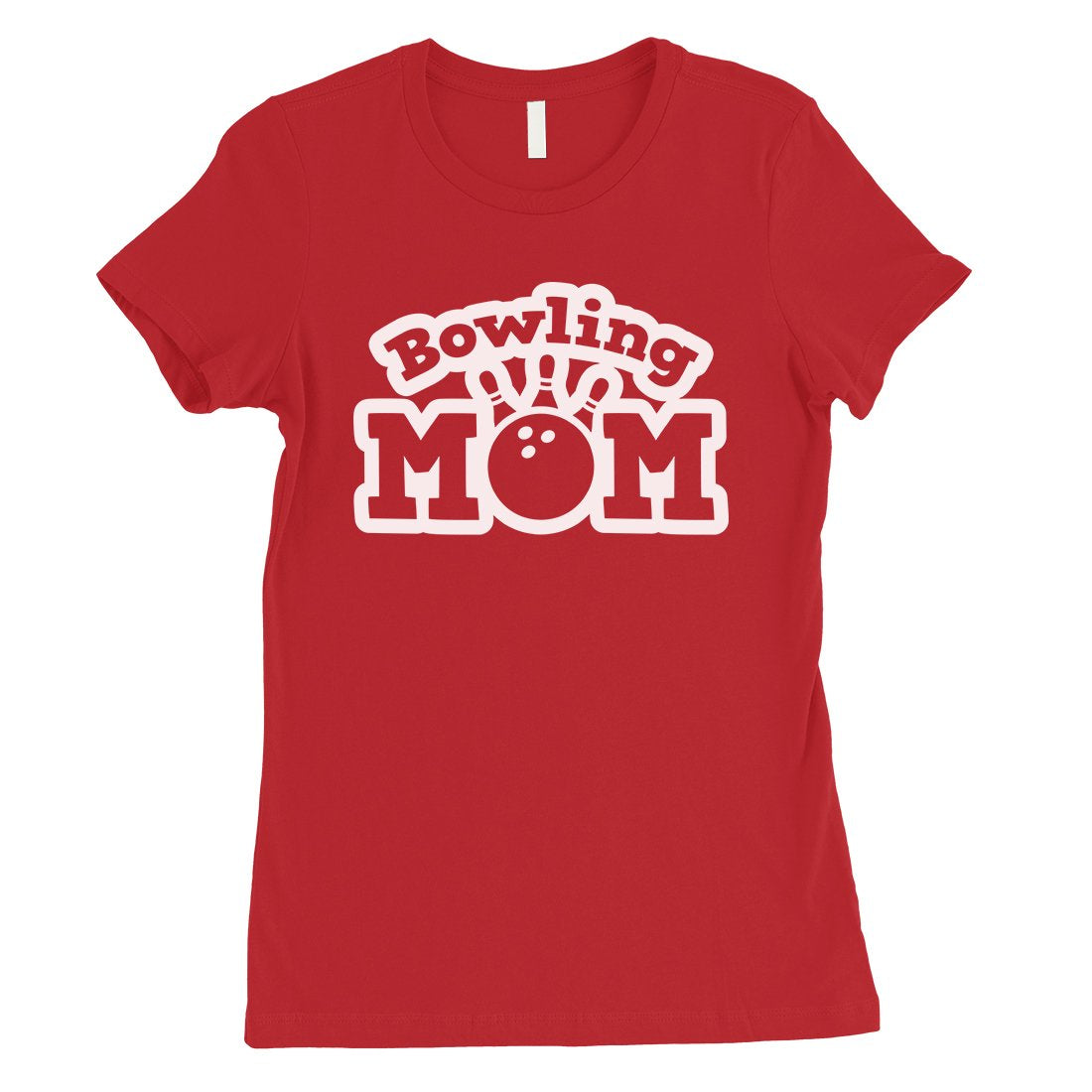 Bowling Mom Womens Shirt Funny Bowling Mother's Day Gift T-Shirt