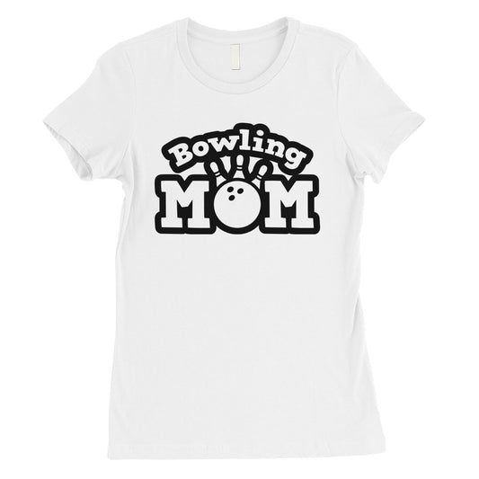 Bowling Mom Womens Shirt Funny Bowling Mother's Day Gift T-Shirt