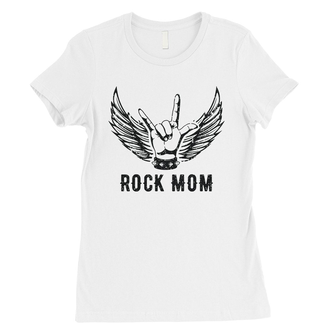 Rock Mom Womens Cute Mother's Day Shirt Unique Gift Ideas For Mom