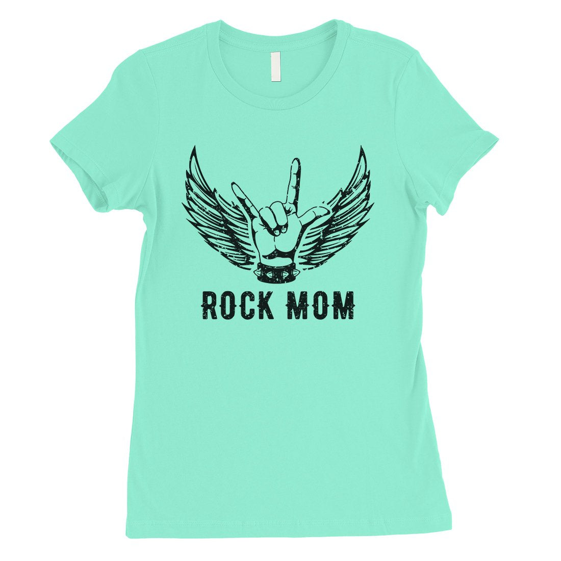 Rock Mom Womens Cute Mother's Day Shirt Unique Gift Ideas For Mom