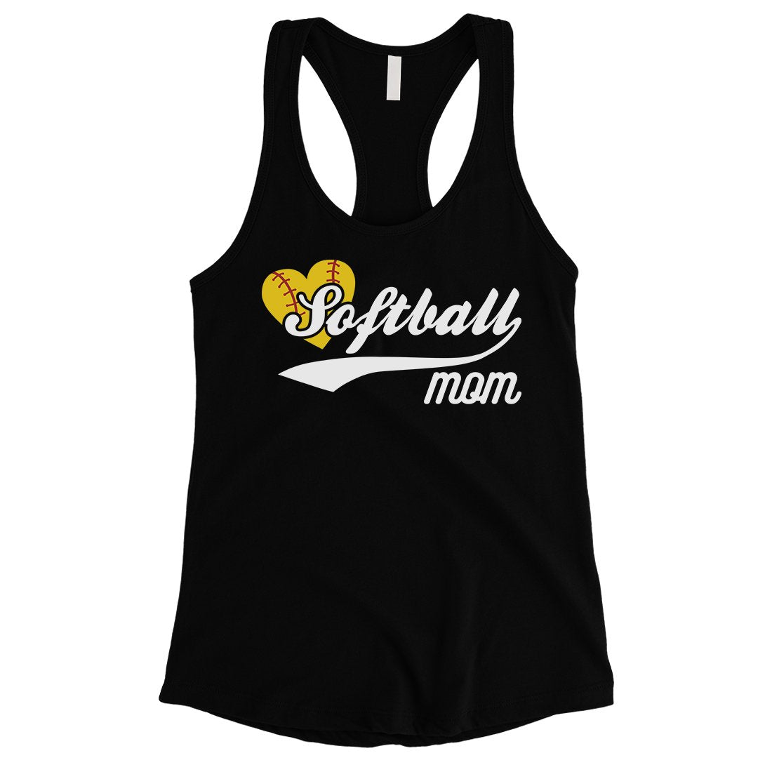 Softball Mom Tank Top Womens Racerback Sleeveless Top Gift For Mom