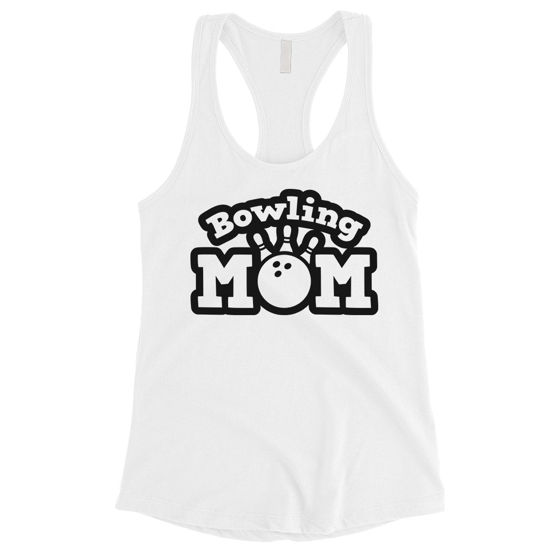 Bowling Mom Tank Top Womens Sleeveless Shirt Bowling Lover Gifts