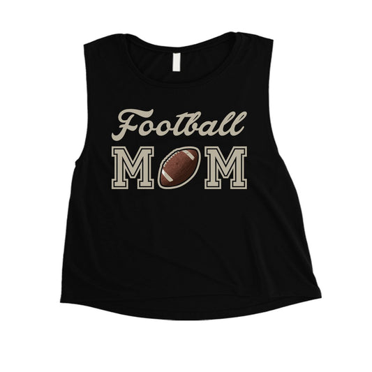 Football Mom Womens Crop Tank Top Funny Mother's Day Gift Ideas