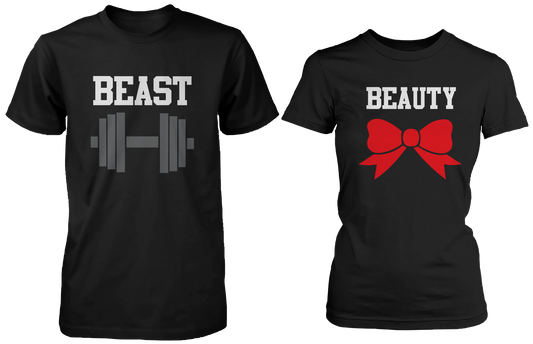 Beauty & Beast Matching Couple Shirts (Set)