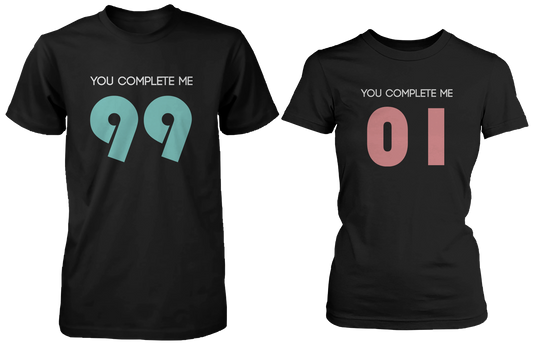 You Complete Me Matching Couple Shirts (Set)