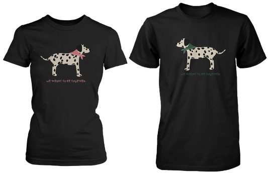 Dalmatian Dog Print Matching Couple Shirts (Set)