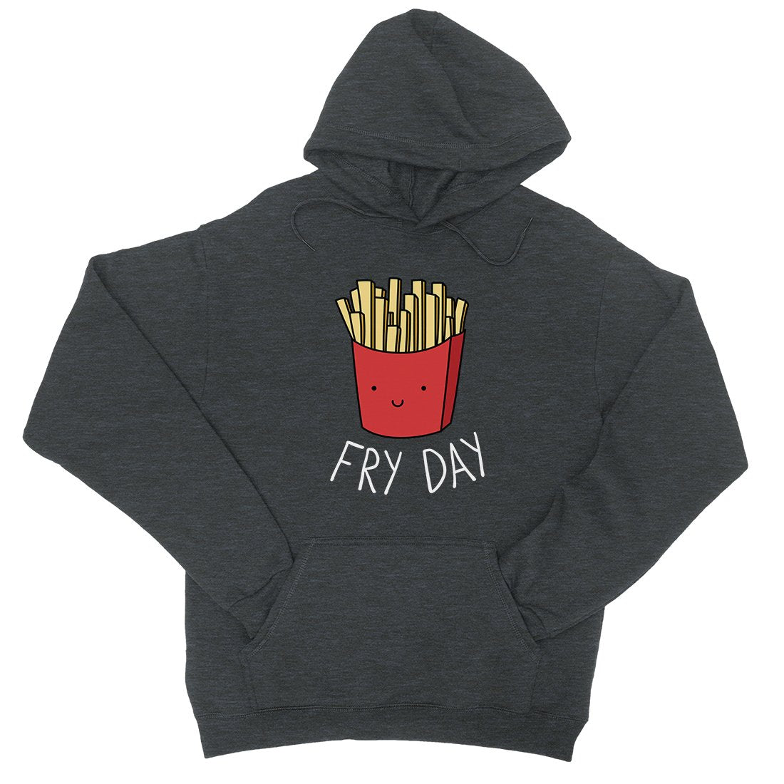 365 Printing Fry Day Womens Hoodie French Fries Lovers Gift Hooded Sweatshirt