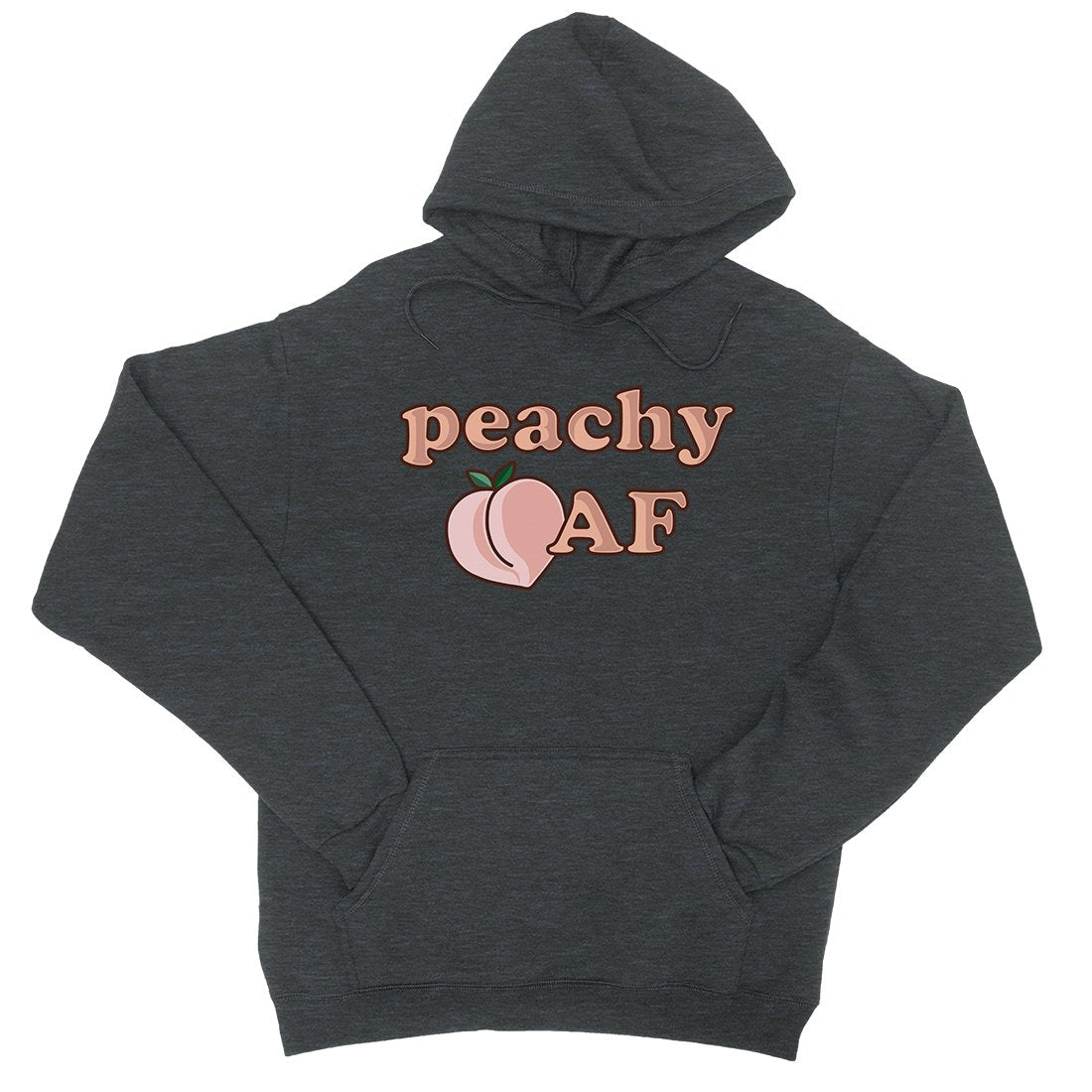 365 Printing Peachy AF Womens Hoodie Cute Graphic Winter Pullover Gift For Her