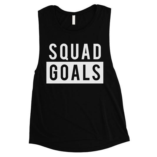 365 Printing Squad Goals Womens Cute Muscle Tank Top For Bachelorette Party Gift