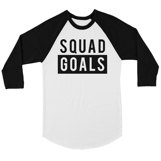 365 Printing Squad Goals Womens Baseball Shirt For Bachelorette Party Gift Tee