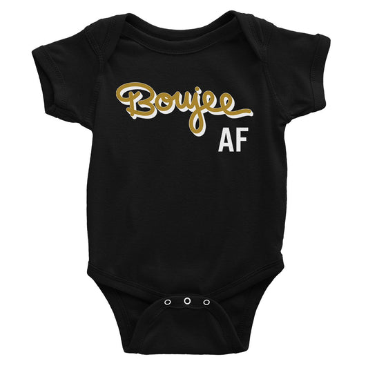 365 Printing Boujee AF Funny Baby Bodysuit Gift Baby Shower Cute Infant Jumpsuit