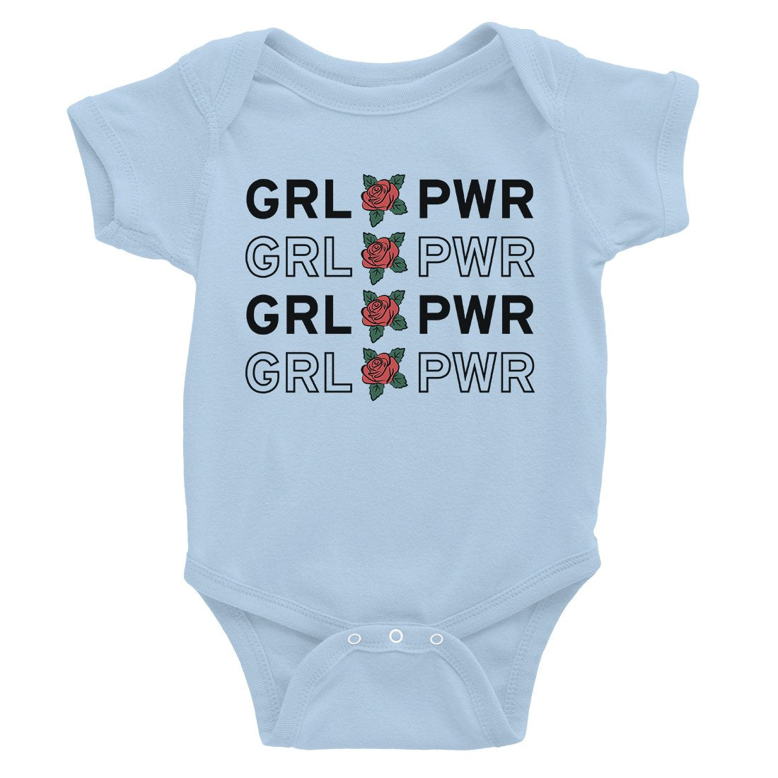 365 Printing Girl Power Baby Bodysuit Gift For Baby Shower Cute Infant Jumpsuit