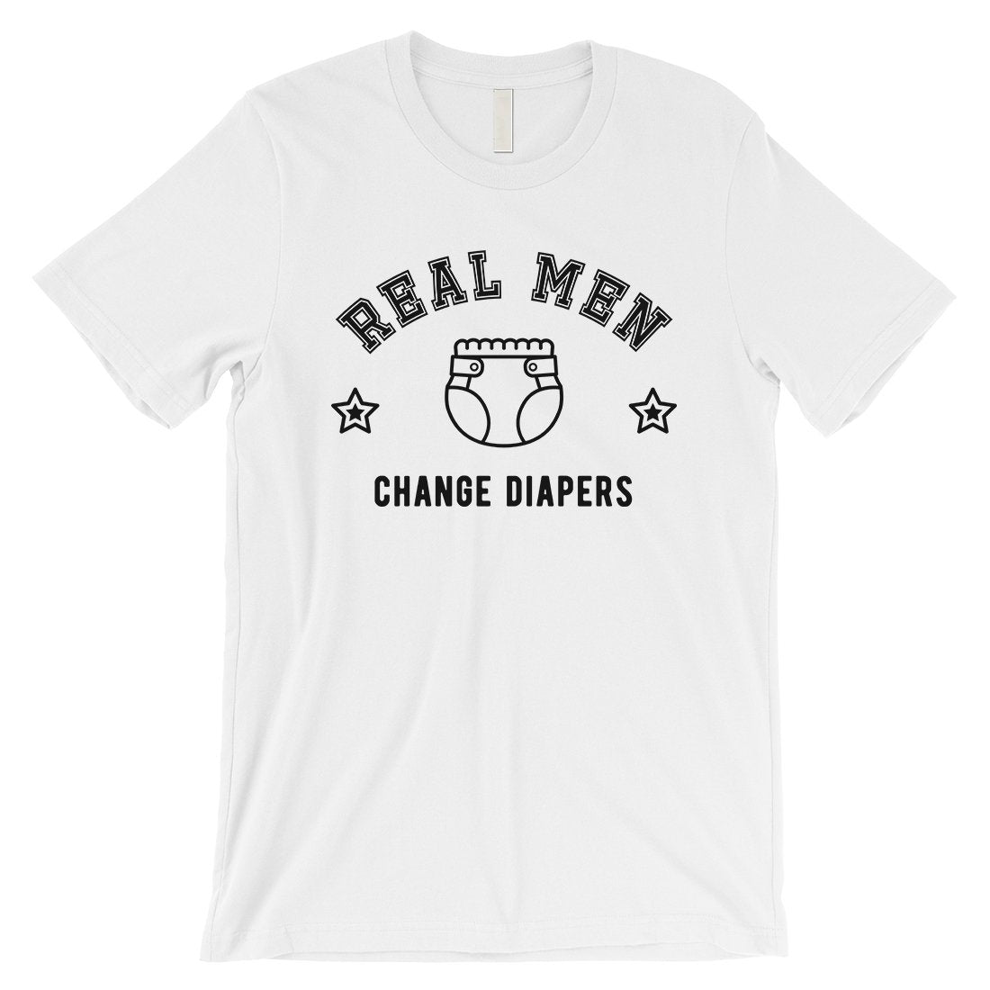 Real Men Change Diapers Mens Silly Wonderful Supportive Dad Shirt