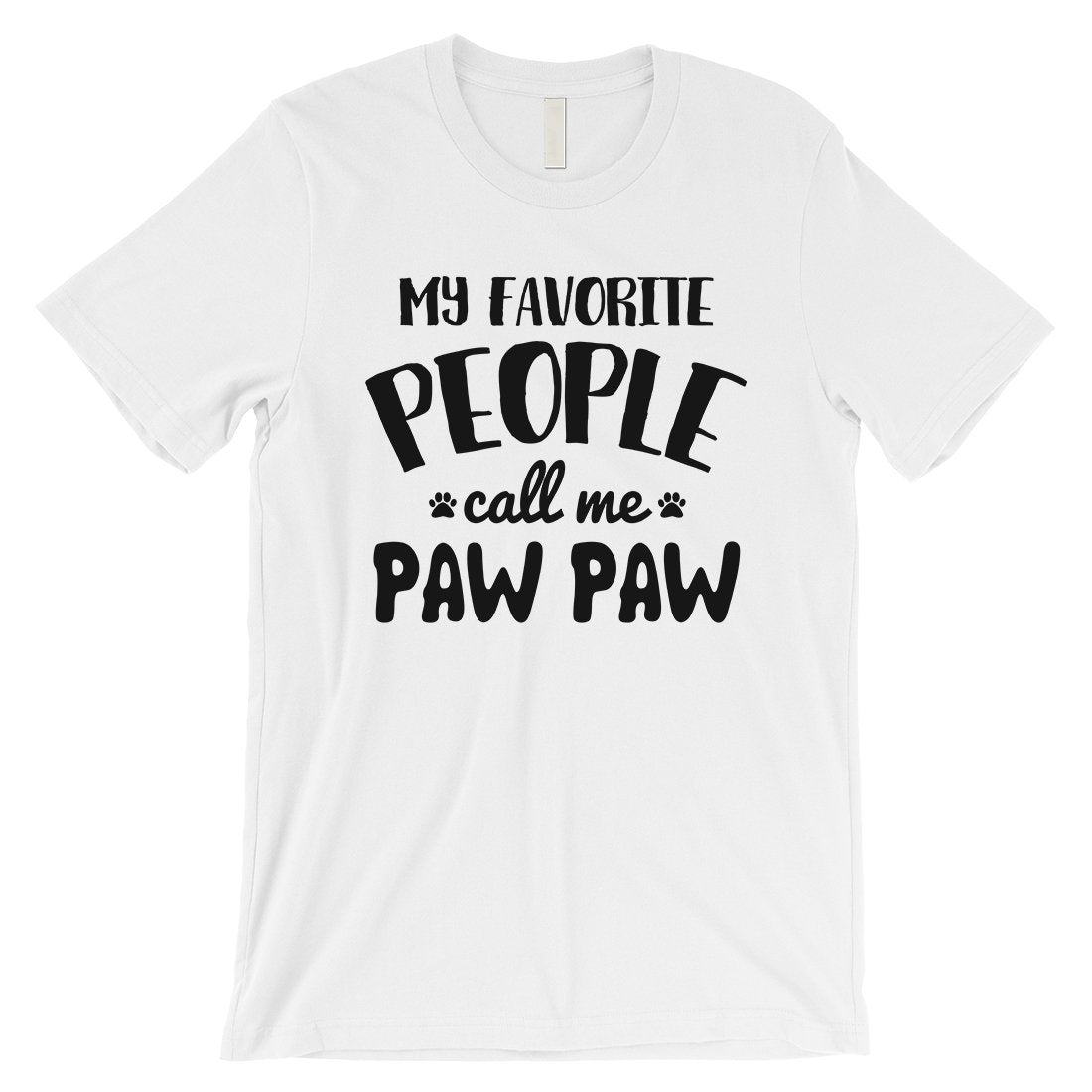 Favorite People Paw Paw Mens Loving Cute Cool Dog Dad Shirt For Men