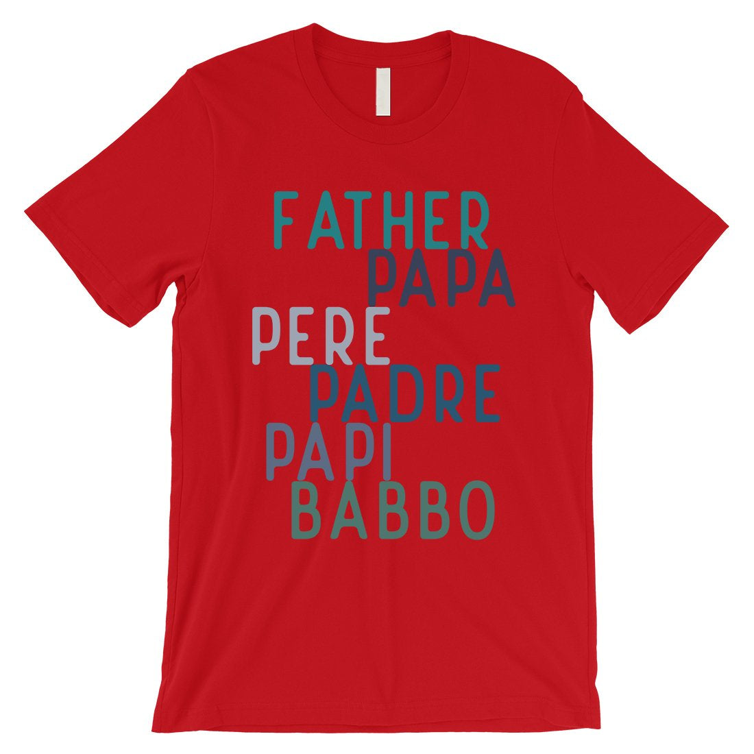 Dad Different Languages Mens Creative Thoughtful Shirt Gift For Dad