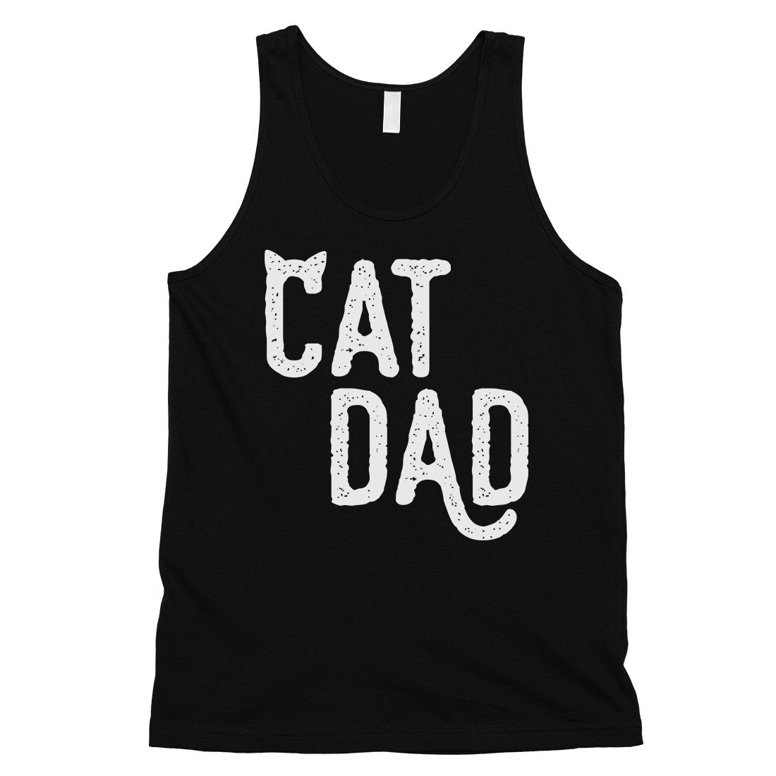 Cat Dad Mens Badass Passionate Cool Fun Father's Day Sleeveless Top